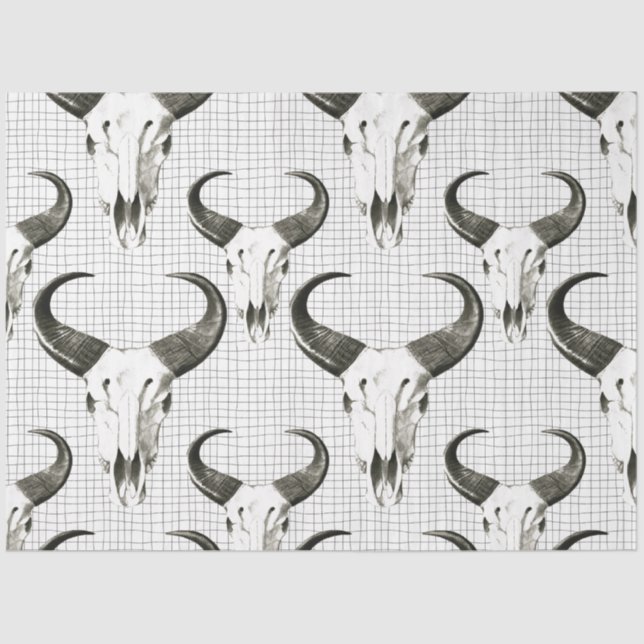 Skull Tissue for Decoupage Paper (Front)