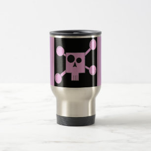 Skull travel mug