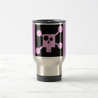 Skull travel mug