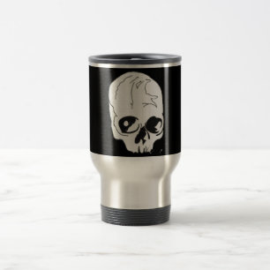 Skull travel mug