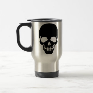 skull travel mug