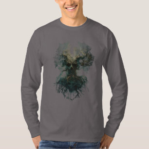 Skull Tree Surreal Dark Nature Long Sleeve T-Shirt