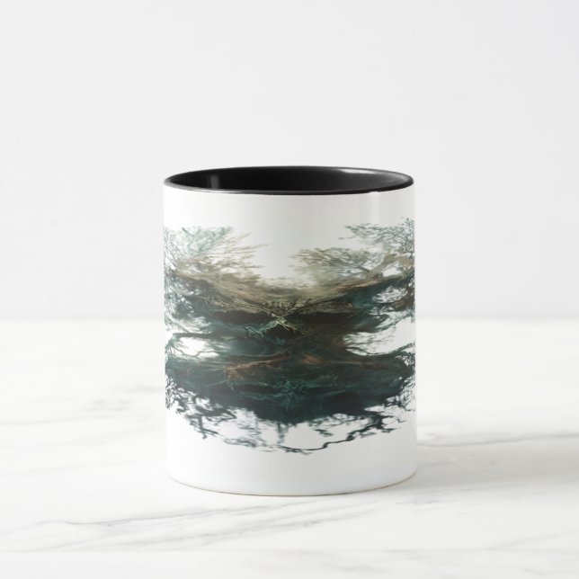 Skull Tree Surreal Dark Nature Mug (Center)