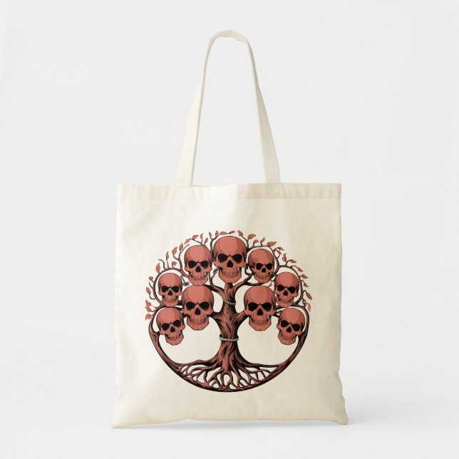 Skull Tree Tote Bag (Front)