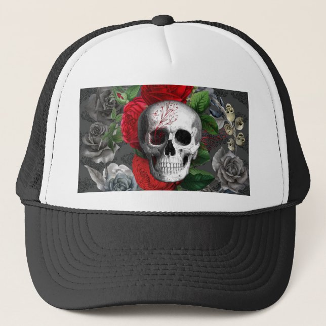 Skull Trucker Hat (Front)