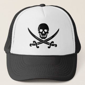 skull trucker hat
