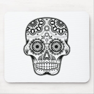 skull true mouse mat