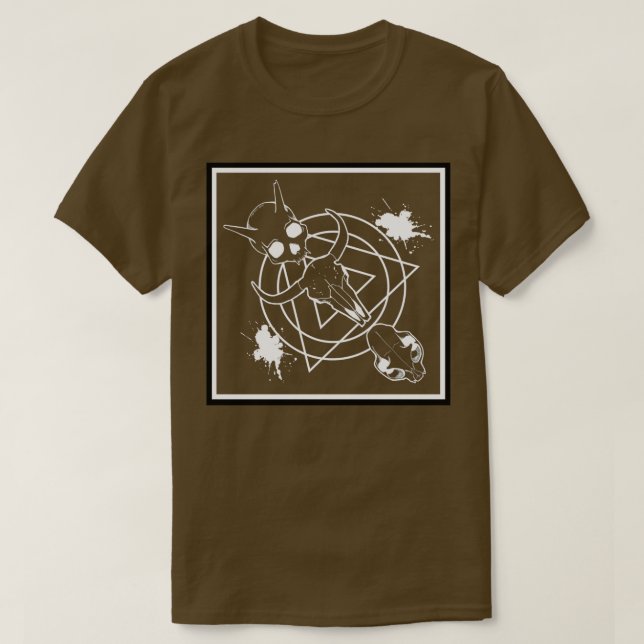 Skull Tryptic T-Shirt (Design Front)