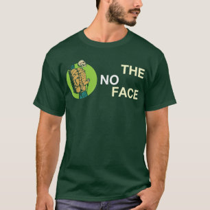 Skull Tshirt The No Face Skeleton Backpacker Logo
