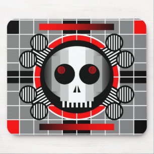 Skull TV mousepad