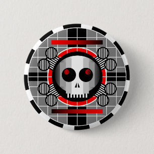 Skull TV Round button