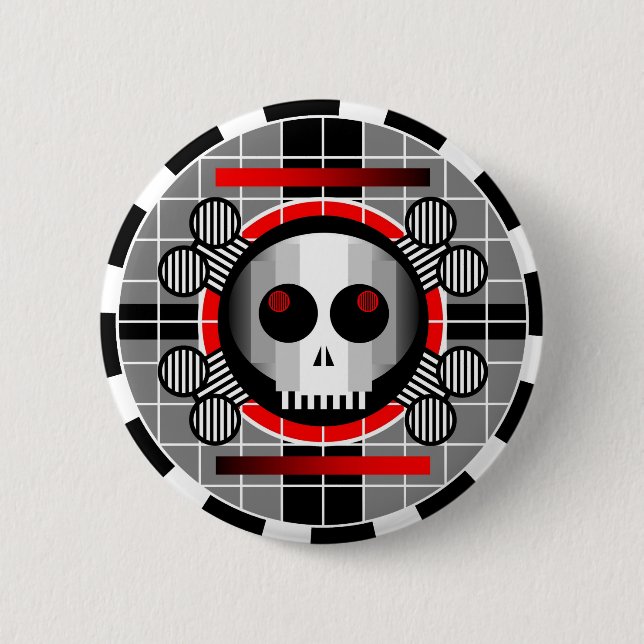Skull TV Round button (Front)