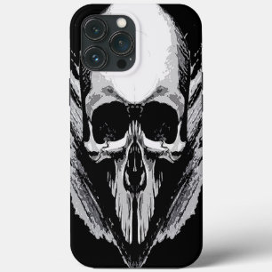 Skull vector poster iPhone 13 pro max case