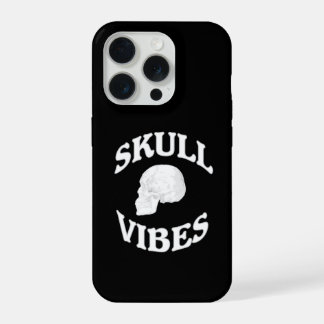 Skull vibes iPhone 15 pro case