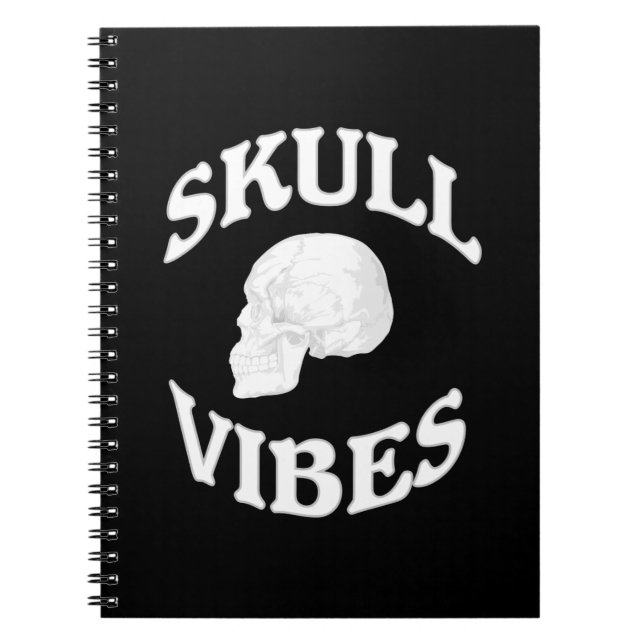 Skull vibes notebook (Front)