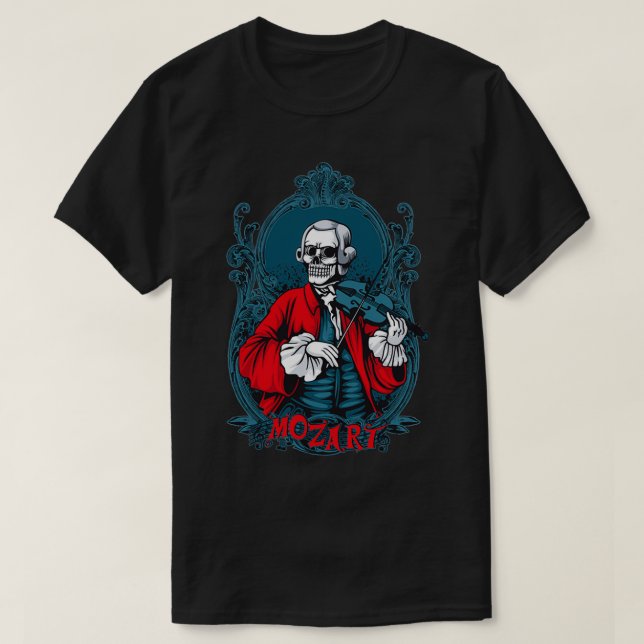 Skull violin T-Shirt (Design Front)