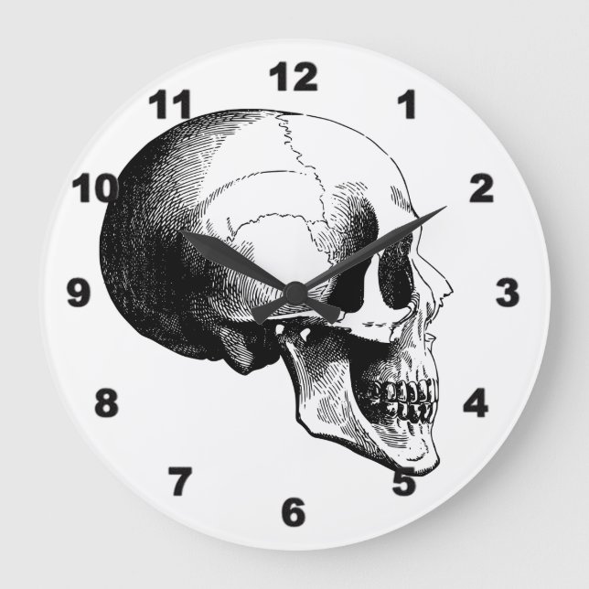 Skull Wall Clock (Front)