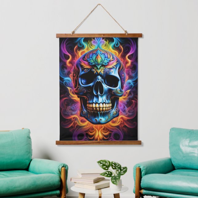 Skull Wall Tapestry (Living Room)