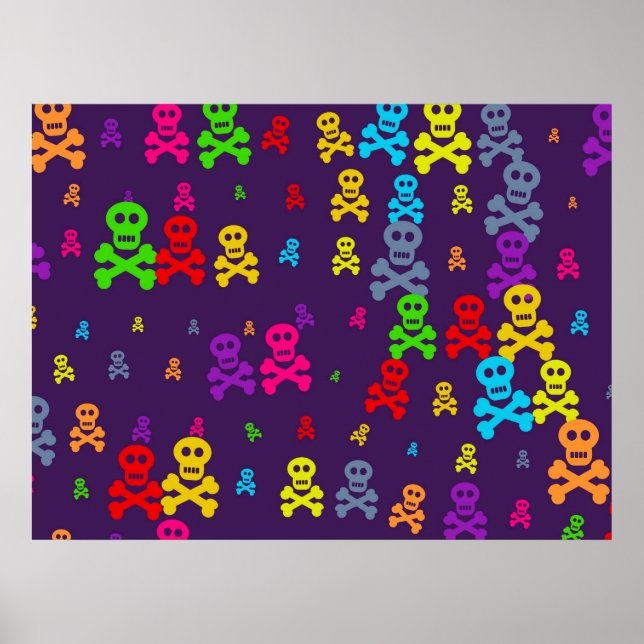 Skull Wallpaper Poster (Front)
