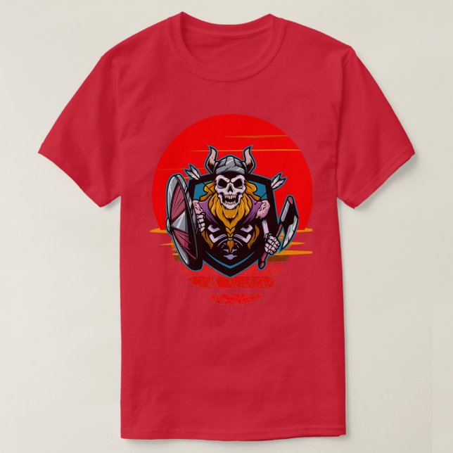 skull warrior T-Shirt (Design Front)