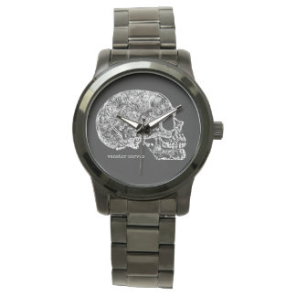 skull watch