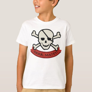Skull - White Kids' Basic Hanes Tagless T-Shirt