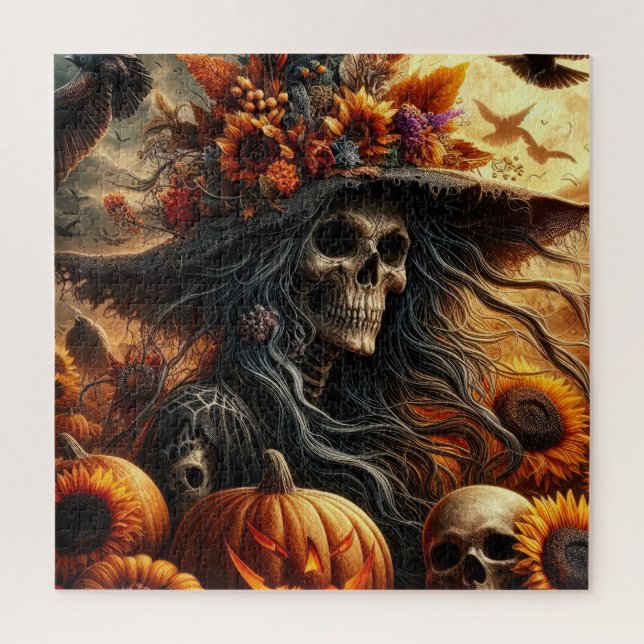 Skull Witch Puzzle (Vertical)