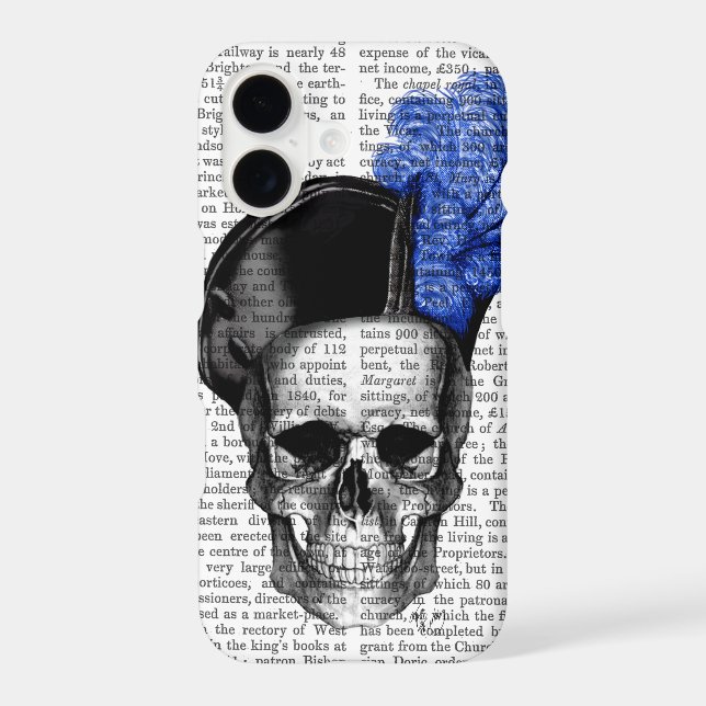 Skull with Blue Hat (Back)