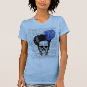 Skull with Blue Hat T-Shirt