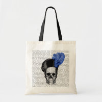 Skull with Blue Hat