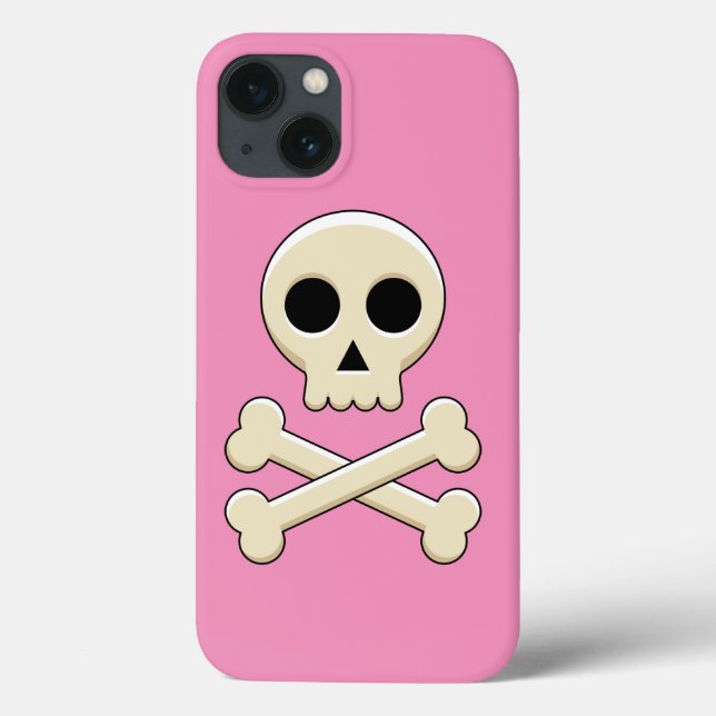 Skull with Bones Case-Mate iPhone Case (Back)