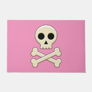 Skull with Bones Doormat