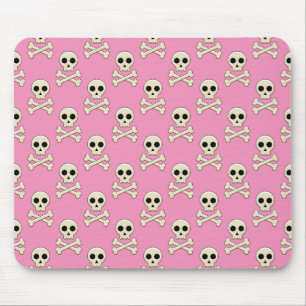 Skull with Bones Mouse Mat