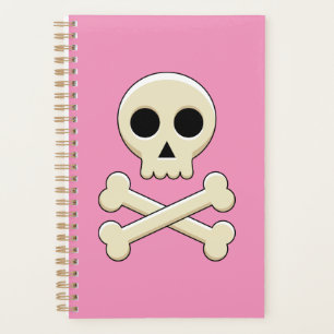 Skull with Bones Planner