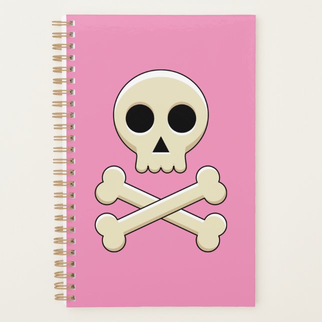 Skull with Bones Planner (Front)