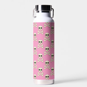 Skull with Bones Water Bottle