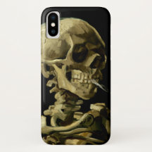 Skull with Burning Cigarette by Van Gogh