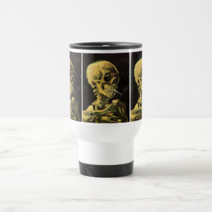 Skull with Burning Cigarette by Vincent van Gogh Travel Mug