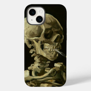 Skull with Cigarette Van Gogh Case-Mate Case-Mate iPhone 14 Case