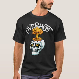 Skull With Explosion streetwear  T-Shirt