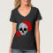 Skull with Flowers Women's Top