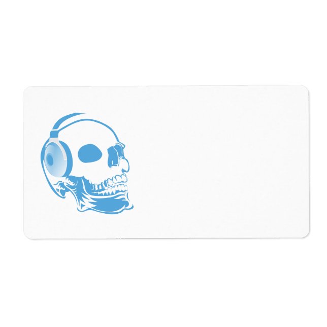 Skull with headphones (Front)