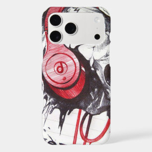Skull with Headphones Design