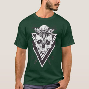 skull With Moth T-Shirt