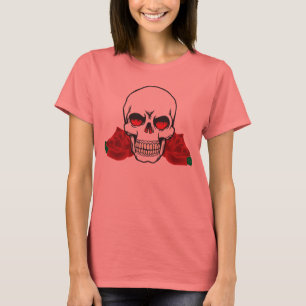 Skull with Roses Tattoo  Design Customisable Shirt