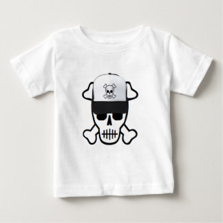 Skull with Skull Hat Baby T-Shirt