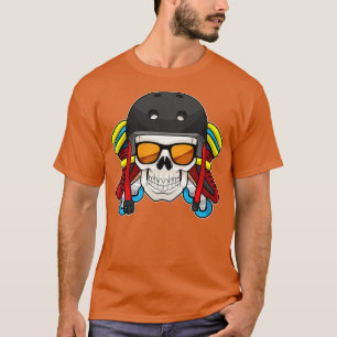 Skull with Sunglasses Inline skates T-Shirt
