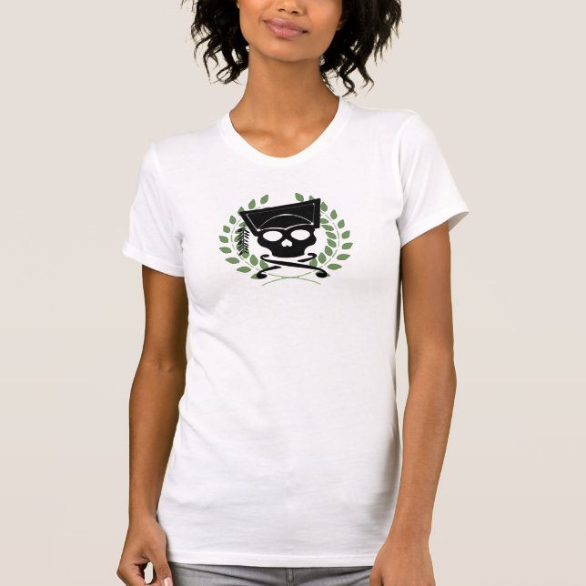 Skull with wreath T-Shirt (Front)