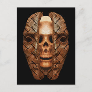 Skull Within: Unveiling Inner Complexity Postcard