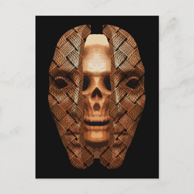 Skull Within: Unveiling Inner Complexity Postcard (Front)
